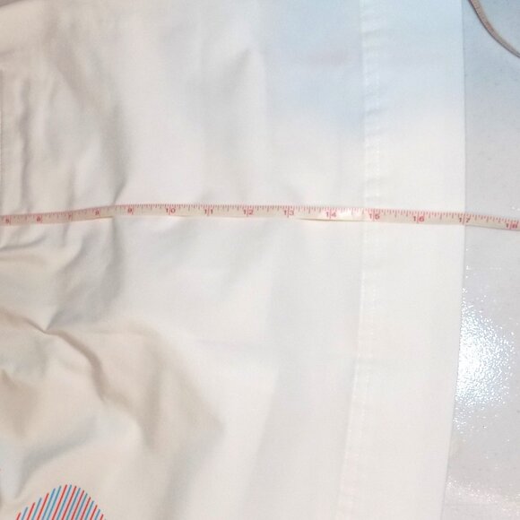 ADIDAS White Climacool Skirt Skort 4 XS Golf Tennis Pickle Orange Blue Stripe - Picture 6 of 6